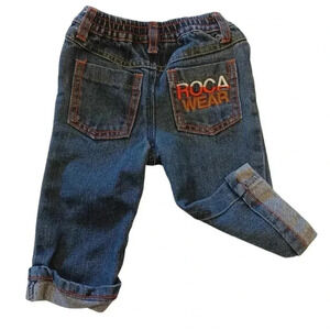 Roca Wear Medium Wash Denim Jeans Size 3-6 Months